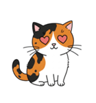 シュールでかわいい三毛猫のスタンプ（個別スタンプ：9）