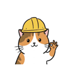 シュールでかわいい三毛猫のスタンプ（個別スタンプ：19）