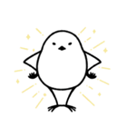 自由気ままなシマエナガ（個別スタンプ：3）