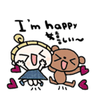 (nenerin日常会話スタンプ017英語気遣い)（個別スタンプ：15）