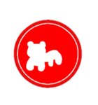 熊出没出現注意スタンプ【アレンジ・デコ】（個別スタンプ：8）