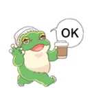 冬がわりとしんどいカエル（個別スタンプ：10）