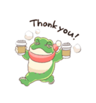 冬がわりとしんどいカエル（個別スタンプ：12）