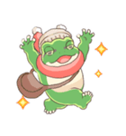 冬がわりとしんどいカエル（個別スタンプ：13）