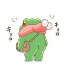 冬がわりとしんどいカエル（個別スタンプ：20）
