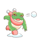 冬がわりとしんどいカエル（個別スタンプ：30）
