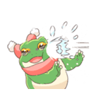 冬がわりとしんどいカエル（個別スタンプ：32）