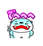 リバー君とルビーちゃん13 日常グラデ文字4（個別スタンプ：6）