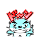 リバー君とルビーちゃん13 日常グラデ文字4（個別スタンプ：25）