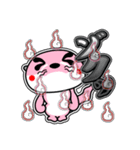 リバー君とルビーちゃん13 日常グラデ文字4（個別スタンプ：28）