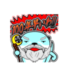 リバー君とルビーちゃん13 日常グラデ文字4（個別スタンプ：40）