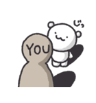 ゆるい白くまさんとYOU（個別スタンプ：3）