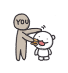 ゆるい白くまさんとYOU（個別スタンプ：7）