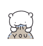 ゆるい白くまさんとYOU（個別スタンプ：22）