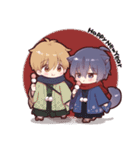 【再販】ツンデレ猫耳少年あけおめスタンプ（個別スタンプ：16）