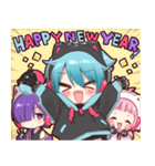 【再販】ゲーマーたちのあけおめスタンプ（個別スタンプ：6）