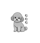 やる気のない・怠惰なトイプードル（個別スタンプ：40）