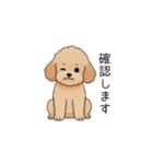 使いやすい敬語のトイプー(アプリコット)（個別スタンプ：17）
