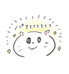 しろいネコと仲間たち ver1（個別スタンプ：20）