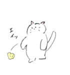 しろいネコと仲間たち ver1（個別スタンプ：33）