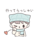 【冬】ひたすら彼女を愛でる（個別スタンプ：2）