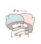 【冬】ひたすら彼女を愛でる（個別スタンプ：10）