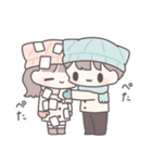 【冬】ひたすら彼女を愛でる（個別スタンプ：12）