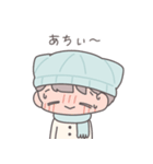 【冬】ひたすら彼女を愛でる（個別スタンプ：13）