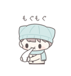 【冬】ひたすら彼女を愛でる（個別スタンプ：25）