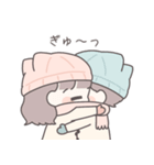 【冬】ひたすら彼氏を愛でる（個別スタンプ：10）