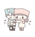 【冬】ひたすら彼氏を愛でる（個別スタンプ：12）