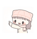【冬】ひたすら彼氏を愛でる（個別スタンプ：16）