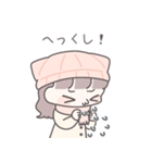 【冬】ひたすら彼氏を愛でる（個別スタンプ：17）