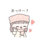 【冬】ひたすら彼氏を愛でる（個別スタンプ：32）