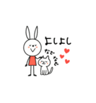 mottoのVうさぎ♡気遣い（個別スタンプ：6）