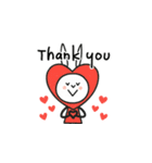 mottoのVうさぎ♡気遣い（個別スタンプ：10）