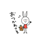 mottoのVうさぎ♡気遣い（個別スタンプ：16）
