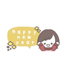 ゆるふわボブガール◎省スペース #再販（個別スタンプ：2）