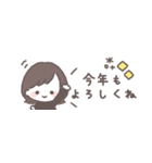 ゆるふわボブガール◎省スペース #再販（個別スタンプ：5）