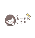 ゆるふわボブガール◎省スペース #再販（個別スタンプ：40）