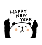 クレヨン動物♡日常＋年末年始（再販）（個別スタンプ：1）