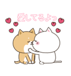 わん×にゃんカップル2♡彼女用（個別スタンプ：7）