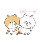 わん×にゃんカップル2♡彼女用（個別スタンプ：18）
