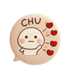 だいふくまるの刺繍吹き出し缶バッチ（個別スタンプ：28）