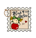kaccoのりんごちゃん-2_J（個別スタンプ：10）