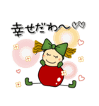 kaccoのりんごちゃん-2_J（個別スタンプ：15）