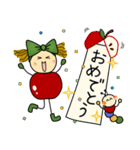kaccoのりんごちゃん-2_J（個別スタンプ：36）