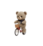 動く！クマのぬいぐるみ★ルルクマ(3D)（個別スタンプ：16）