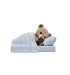 動く！クマのぬいぐるみ★ルルクマ(3D)（個別スタンプ：20）