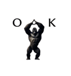 【踊る】イケメンゴリラ（個別スタンプ：2）